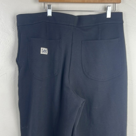 Lee Women's Lee Layers wide leg High Rise Pull On Pant Sz 18 medium black - Picture 4 of 14